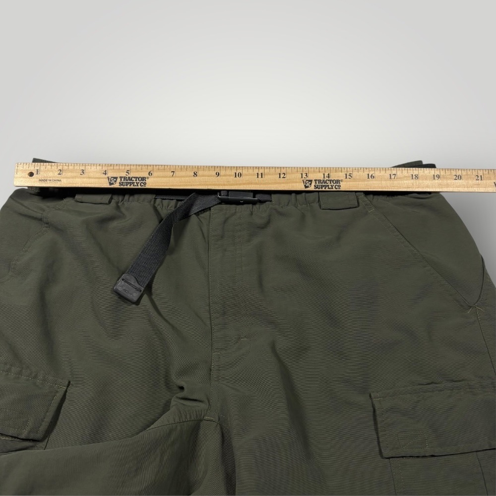 The North Face Mens XL Green Nylon Belted Cargo Hiking Shorts RN61661 - Picture 8 of 11